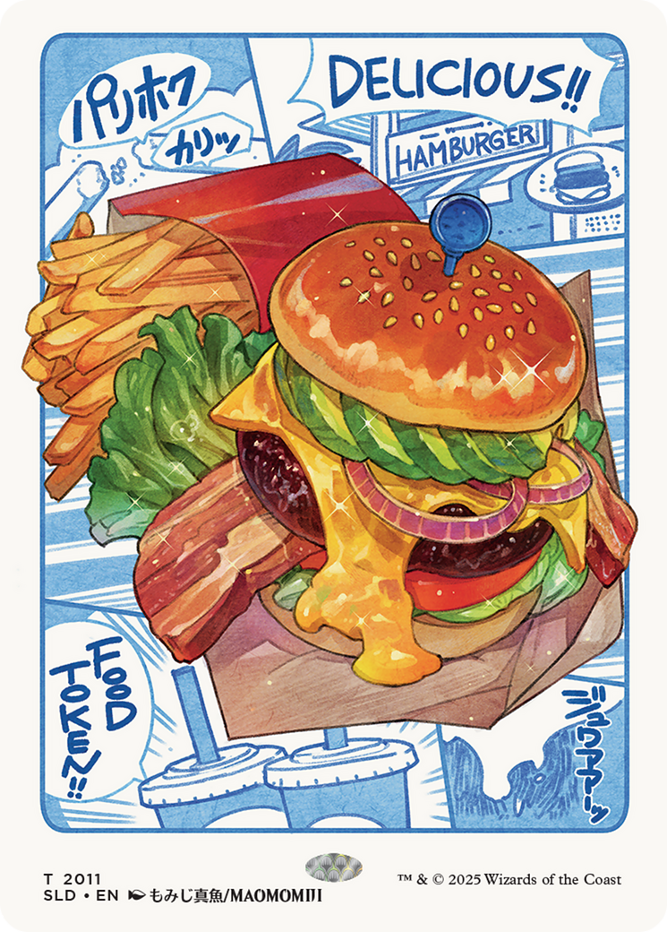 Food Token (2011) (Rainbow Foil) [Secret Lair Drop Series] | Card Citadel
