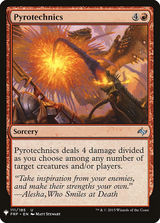 Pyrotechnics [Mystery Booster] | Card Citadel