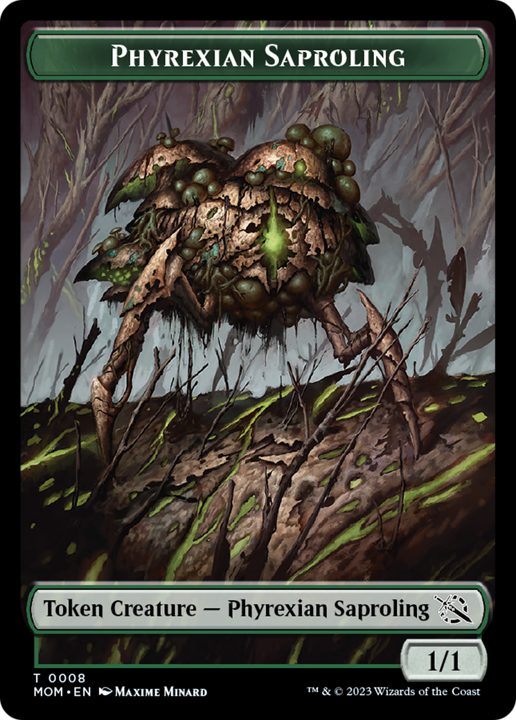 Elemental (9) // Phyrexian Saproling Double-Sided Token [March of the Machine Tokens] | Card Citadel