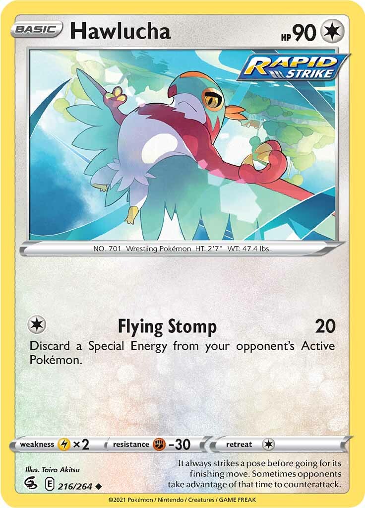 Hawlucha (216/264) [Sword & Shield: Fusion Strike] | Card Citadel