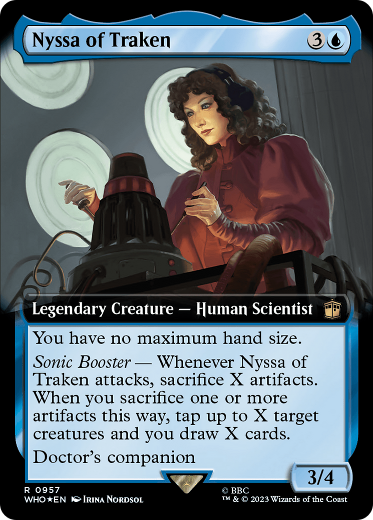 Nyssa of Traken (Extended Art) (Surge Foil) [Doctor Who] | Card Citadel