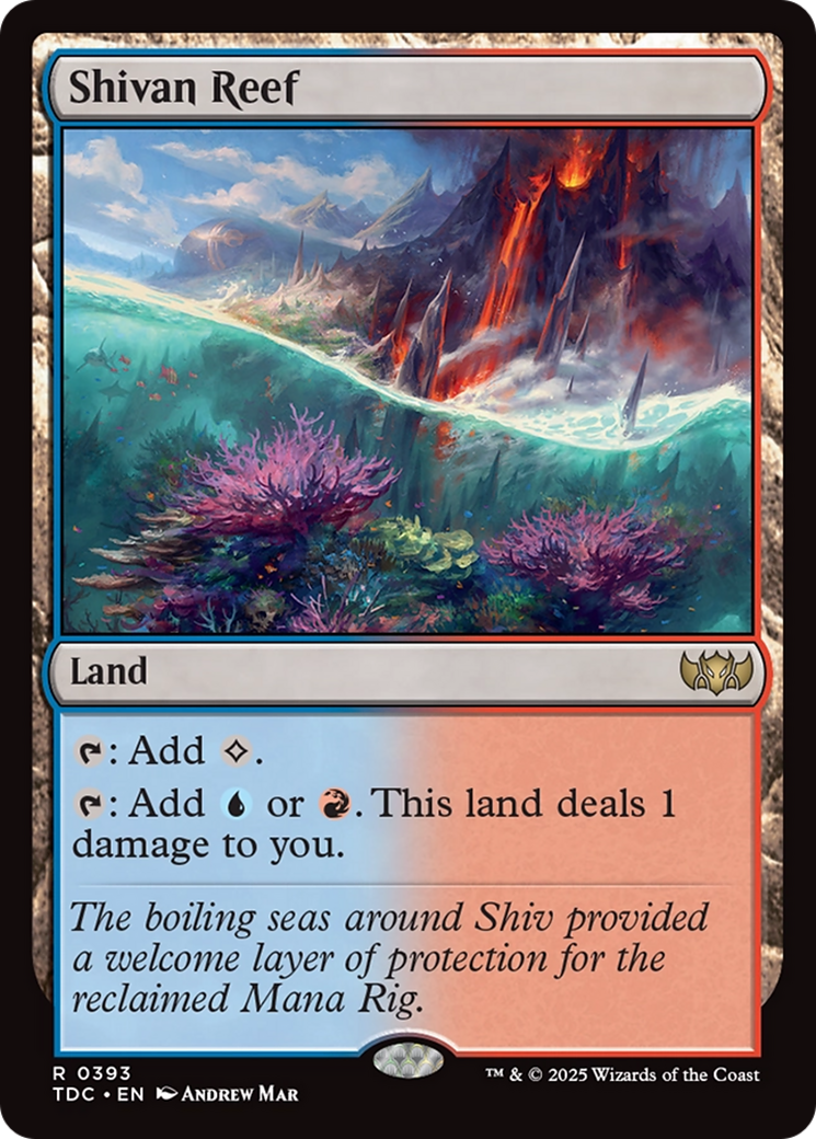 Shivan Reef [Tarkir: Dragonstorm Commander] | Card Citadel