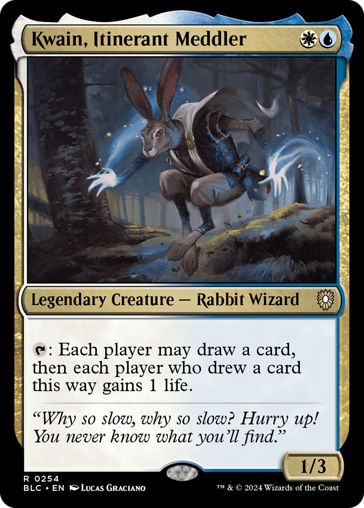 Kwain, Itinerant Meddler [Bloomburrow Commander] | Card Citadel