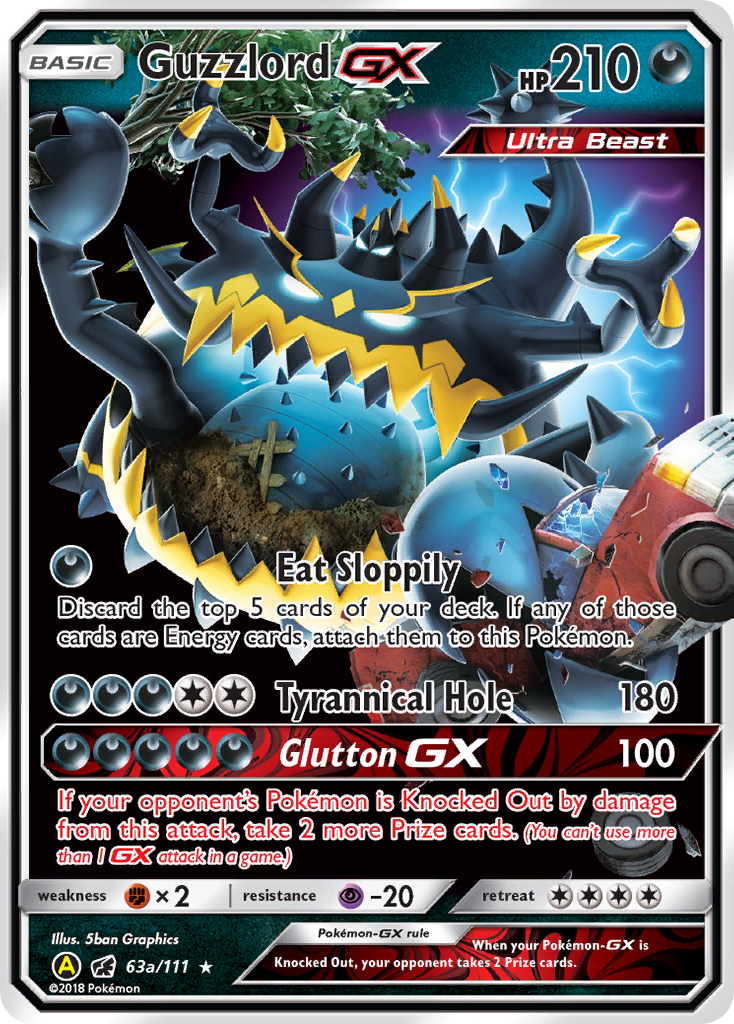 Guzzlord GX (63a/111) [Alternate Art Promos] | Card Citadel