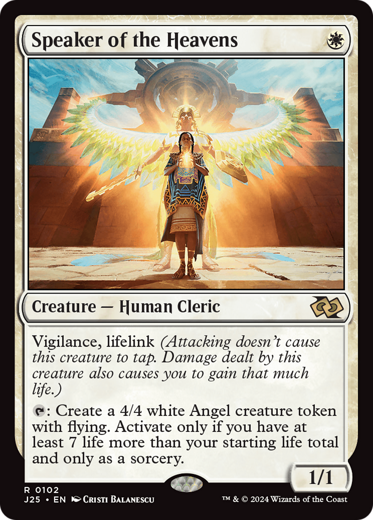 Speaker of the Heavens [Foundations Jumpstart] | Card Citadel