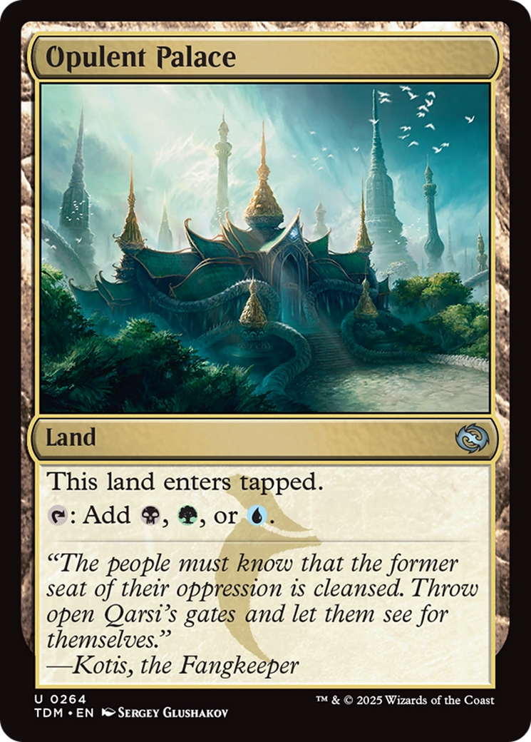 Opulent Palace [Tarkir: Dragonstorm] | Card Citadel