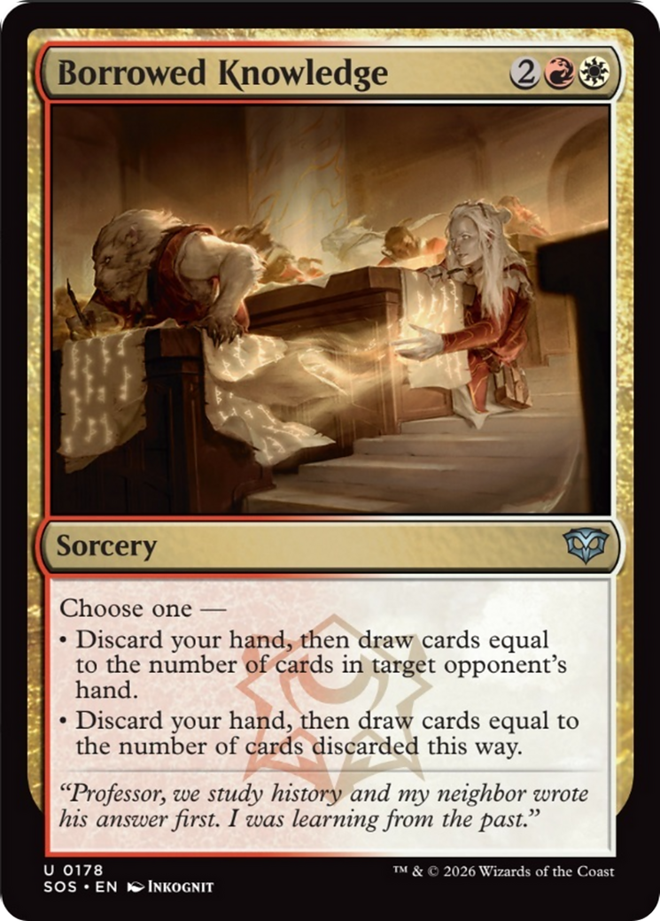 Borrowed Knowledge [Secrets of Strixhaven] | Card Citadel