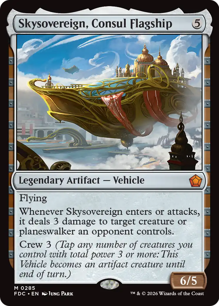 Skysovereign, Consul Flagship [Foundations Commander] | Card Citadel