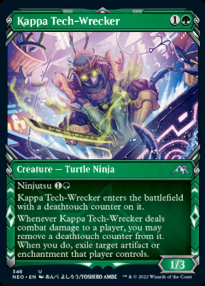 Kappa Tech-Wrecker (Showcase Ninja) [Kamigawa: Neon Dynasty] | Card Citadel