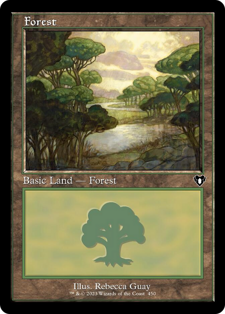 Forest (450) (Retro) [Commander Masters] | Card Citadel