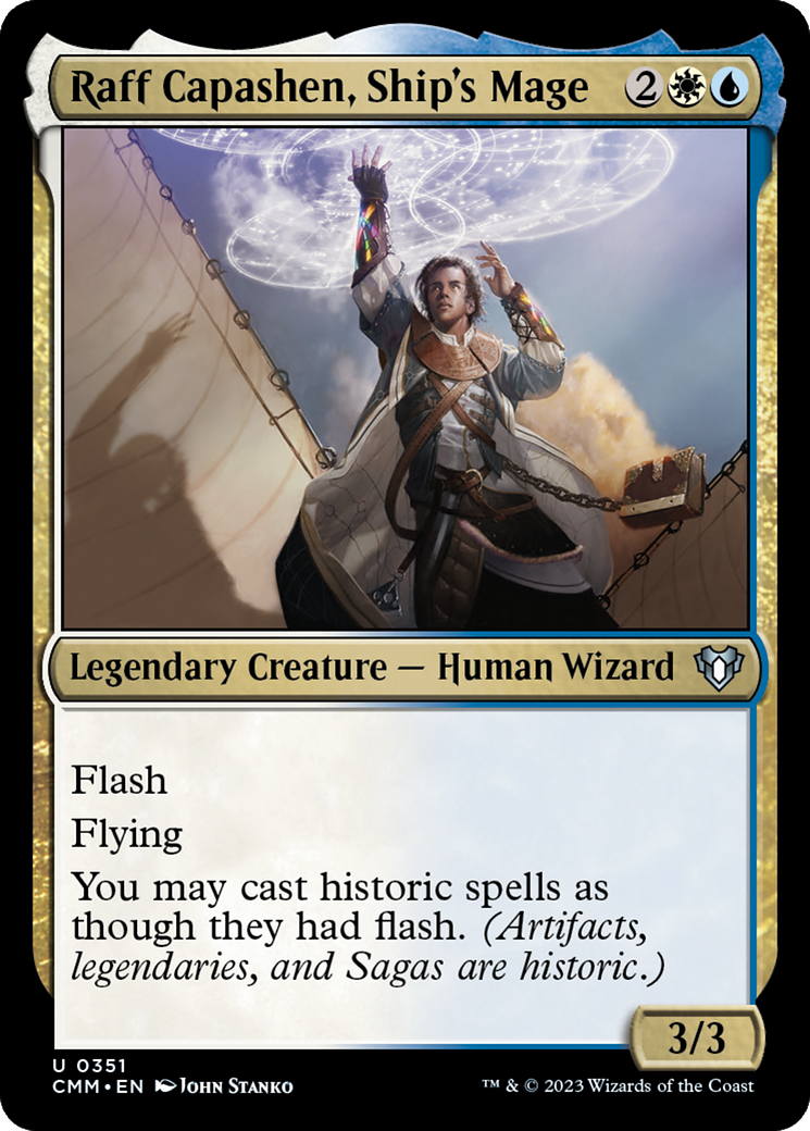 Raff Capashen, Ship's Mage [Commander Masters] | Card Citadel