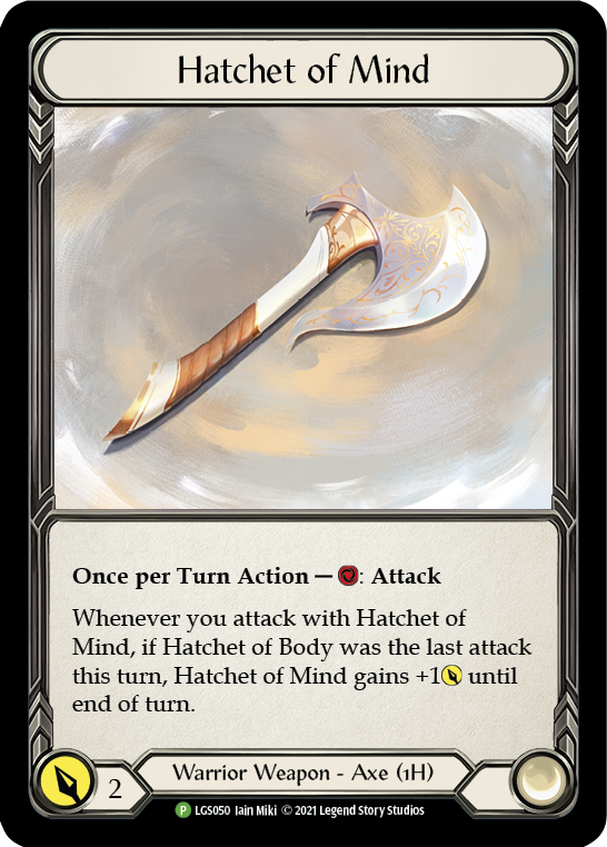 Hatchet of Mind [LGS050] (Promo)  Cold Foil | Card Citadel