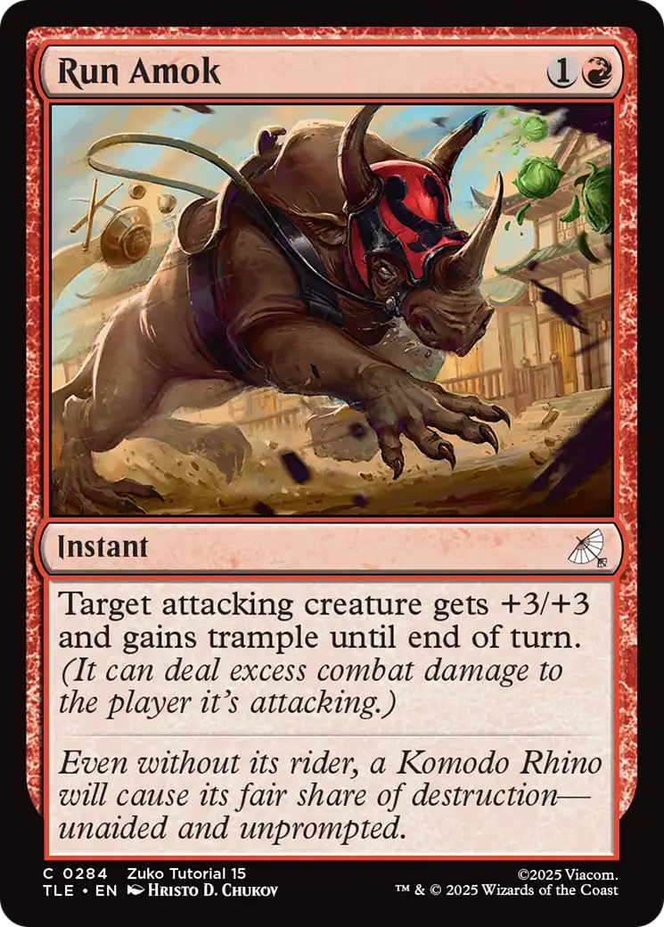 Run Amok (0284) [Avatar: The Last Airbender: Eternal-Legal] | Card Citadel