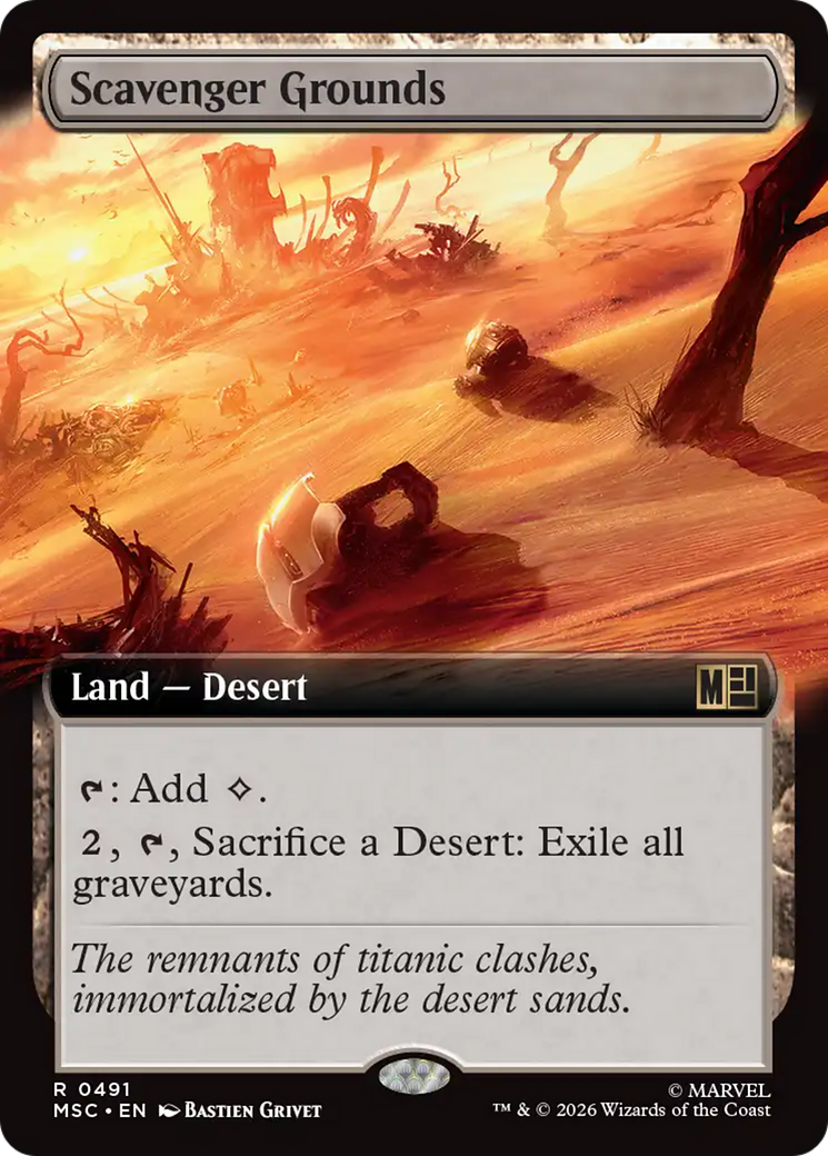 Scavenger Grounds (Extended Art) [Marvel Super Heroes Commander] | Card Citadel