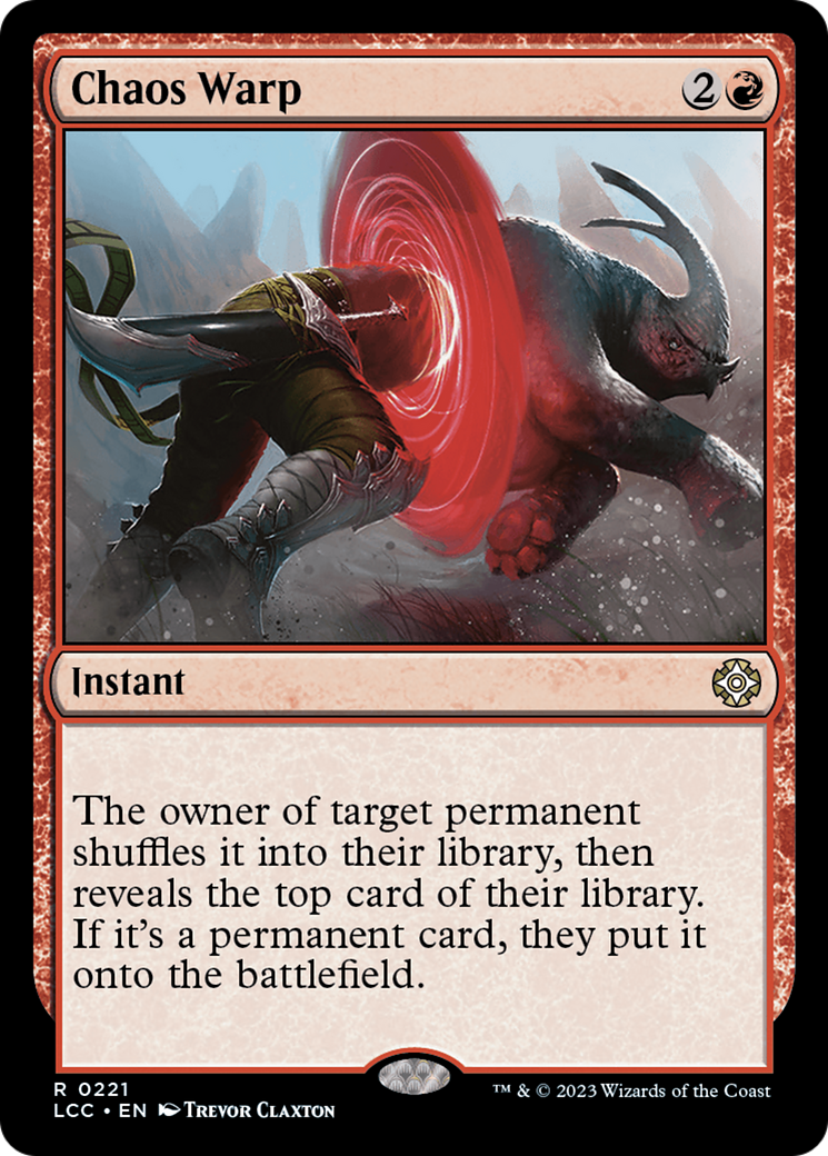 Chaos Warp [The Lost Caverns of Ixalan Commander] | Card Citadel