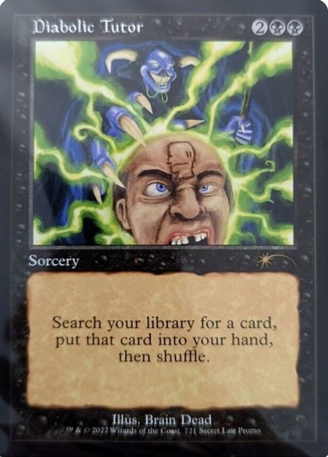 Diabolic Tutor (Retro) [Secret Lair Drop Promos] | Card Citadel