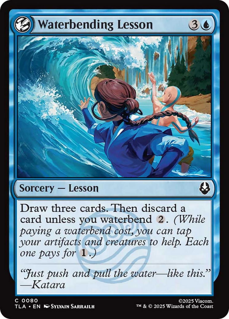 Waterbending Lesson [Avatar: The Last Airbender] | Card Citadel
