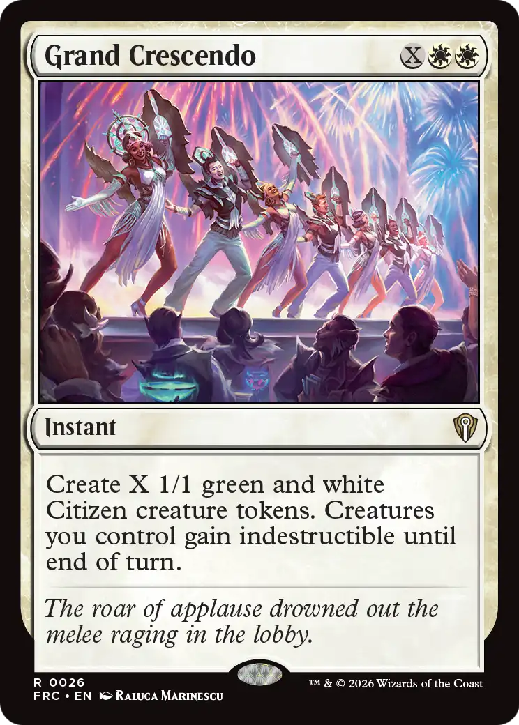 Grand Crescendo [Reality Fracture Commander] | Card Citadel