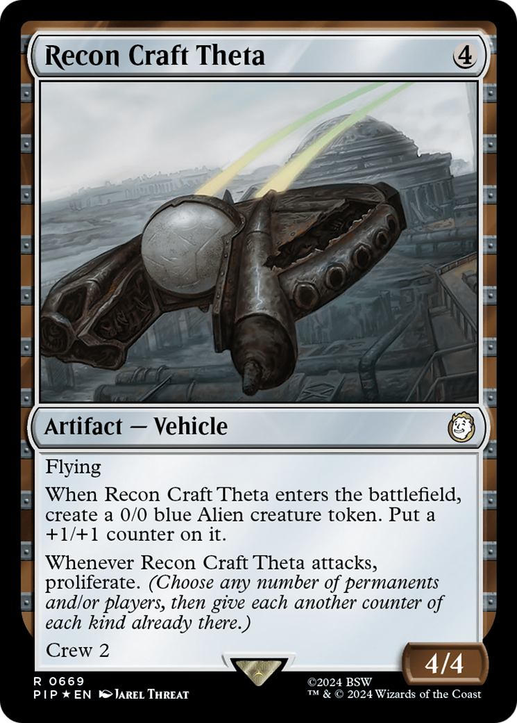 Recon Craft Theta (Surge Foil) [Fallout] | Card Citadel