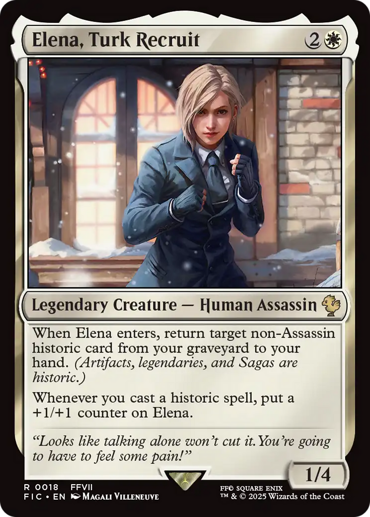 Elena, Turk Recruit [FINAL FANTASY Commander] | Card Citadel