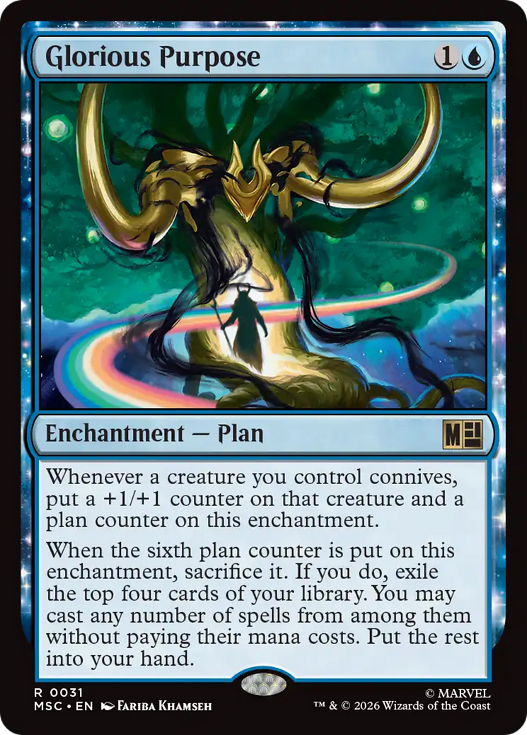 Glorious Purpose (Surge Foil) [Marvel Super Heroes Commander] | Card Citadel