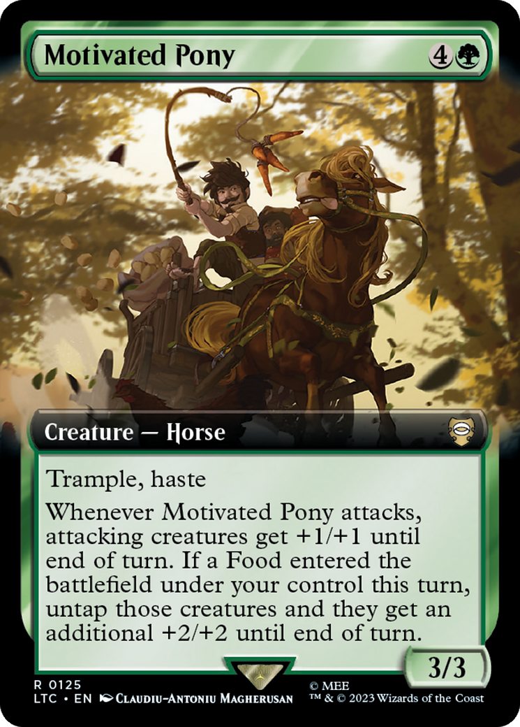 Motivated Pony (Extended Art) [The Lord of the Rings: Tales of Middle-Earth Commander] | Card Citadel