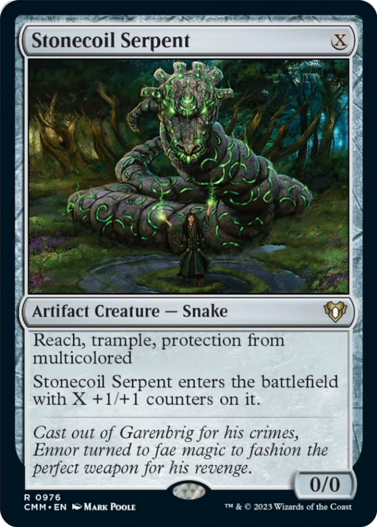 Stonecoil Serpent [Commander Masters] | Card Citadel