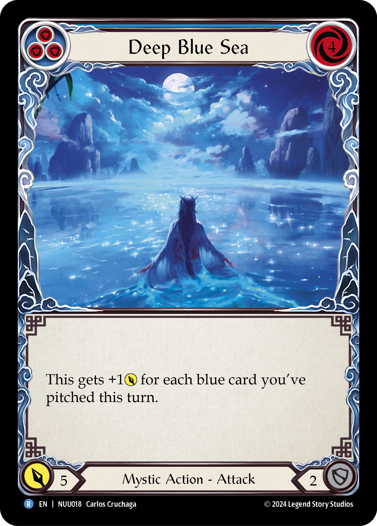 Deep Blue Sea [NUU018] (Part the Mistveil Nuu Blitz Deck) | Card Citadel