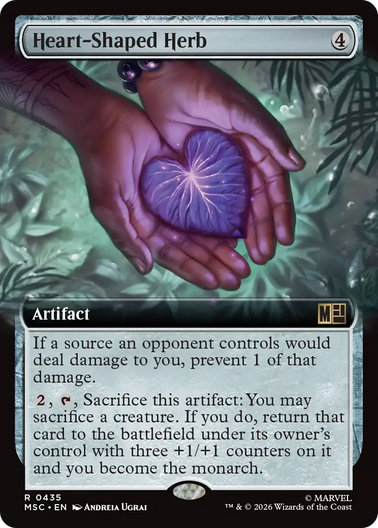 Heart-Shaped Herb (Extended Art) [Marvel Super Heroes Commander] | Card Citadel