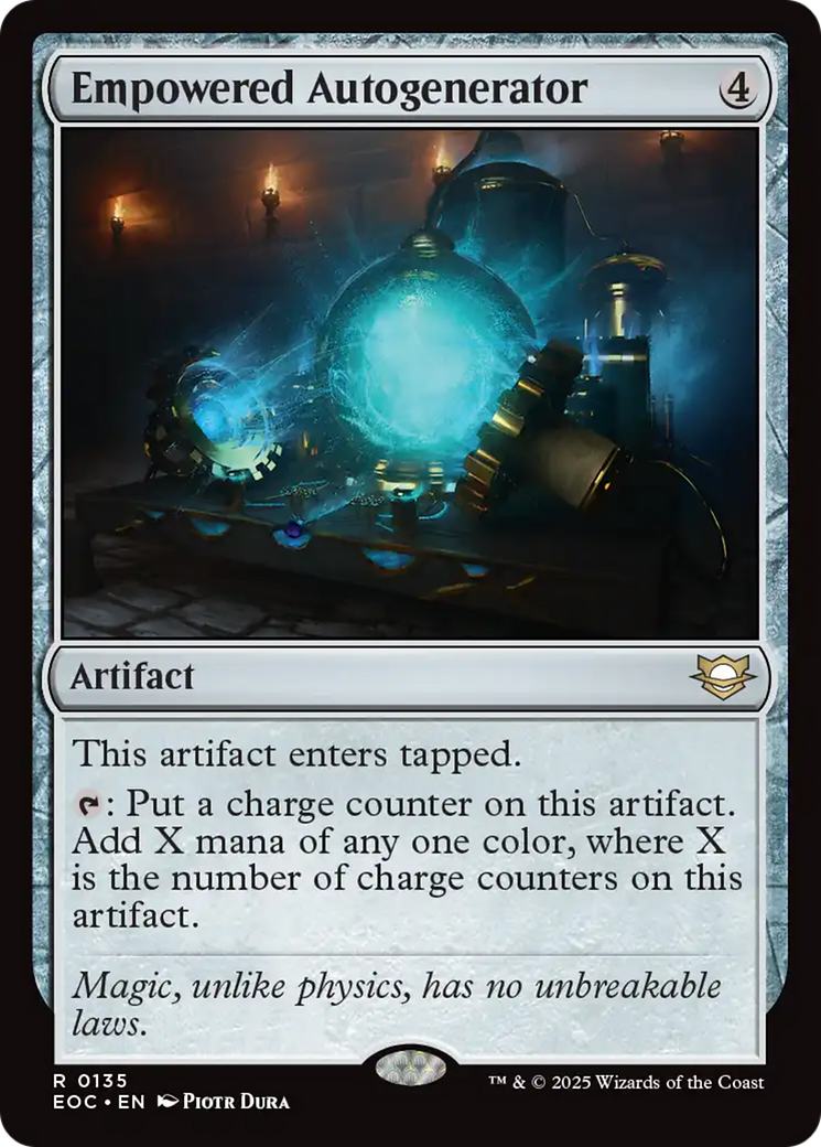 Empowered Autogenerator [Edge of Eternities Commander] | Card Citadel