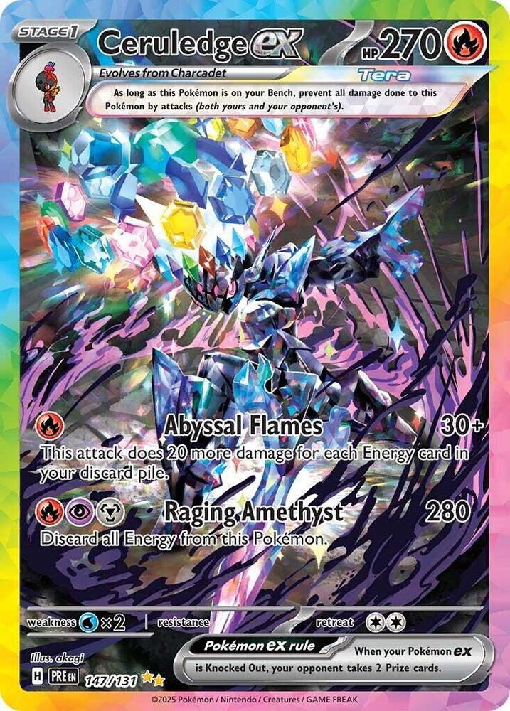 Ceruledge ex (147/131) [Scarlet & Violet: Prismatic Evolutions] | Card Citadel