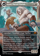 Ajani, Nacatl Pariah // Ajani, Nacatl Avenger (Borderless) [Modern Horizons 3] | Card Citadel