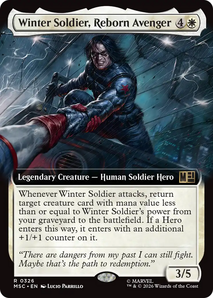 Winter Soldier, Reborn Avenger (Extended Art) [Marvel Super Heroes Commander] | Card Citadel