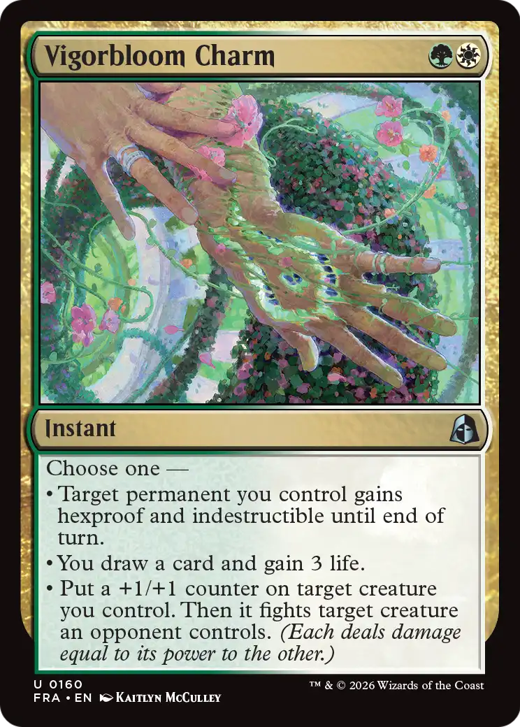 Vigorbloom Charm [Reality Fracture] | Card Citadel