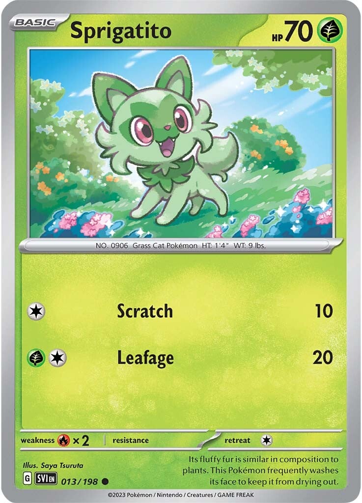 Sprigatito (013/198) [Scarlet & Violet: Base Set] | Card Citadel