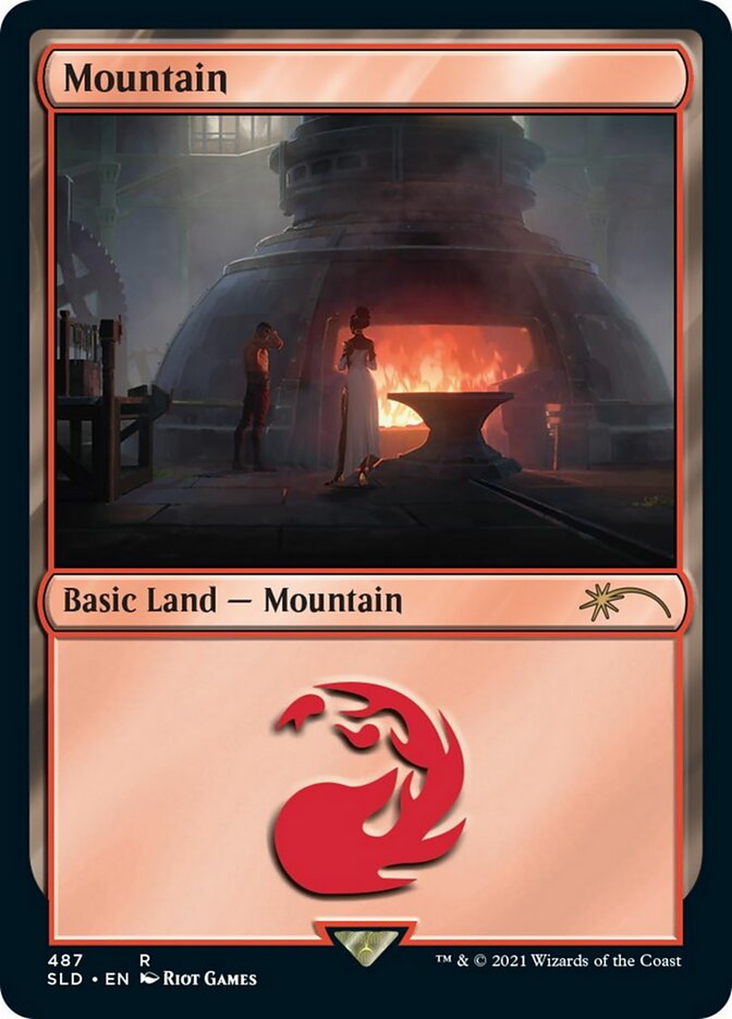 Mountain (487) [Secret Lair Drop Series] | Card Citadel