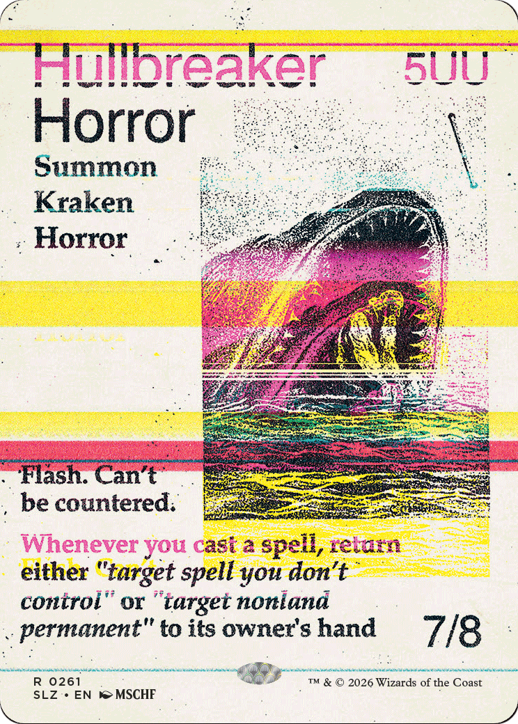 Hullbreaker Horror (0261) [Secret Lair x MSCHF: The Zeta Set] | Card Citadel
