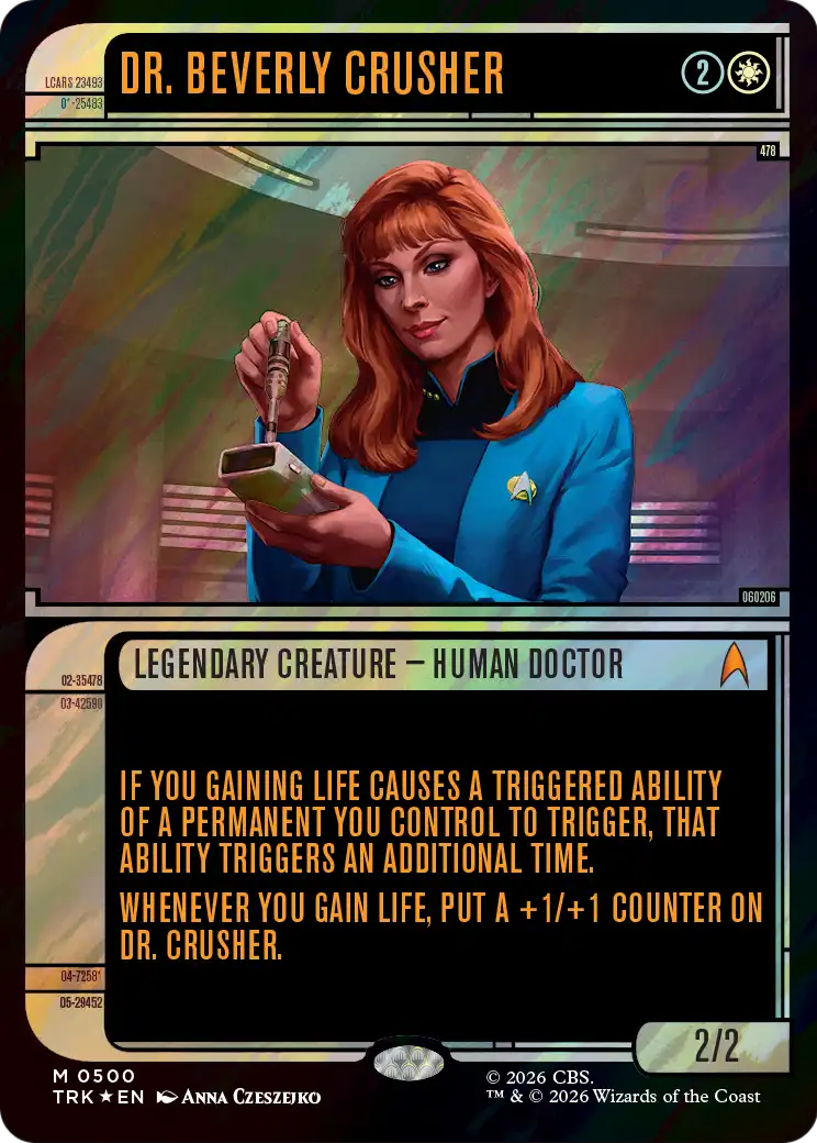 Dr. Beverly Crusher (Showcase) (Surge Foil) [Star Trek] | Card Citadel