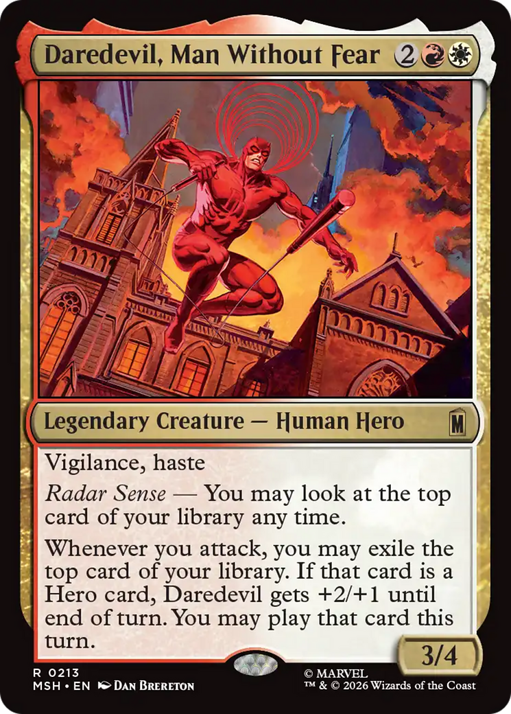 Daredevil, Man Without Fear [Marvel Super Heroes] | Card Citadel