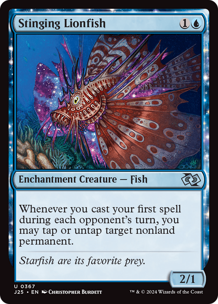 Stinging Lionfish [Foundations Jumpstart] | Card Citadel