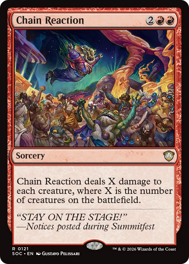 Chain Reaction [Secrets of Strixhaven Commander] | Card Citadel