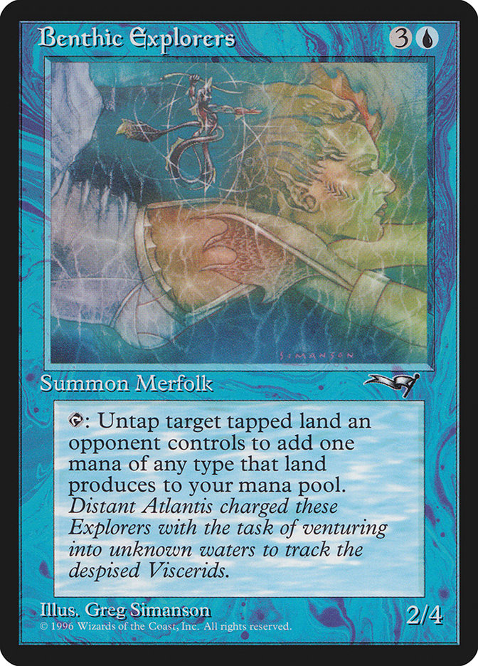 Benthic Explorers (Looking to the Side) [Alliances] | Card Citadel