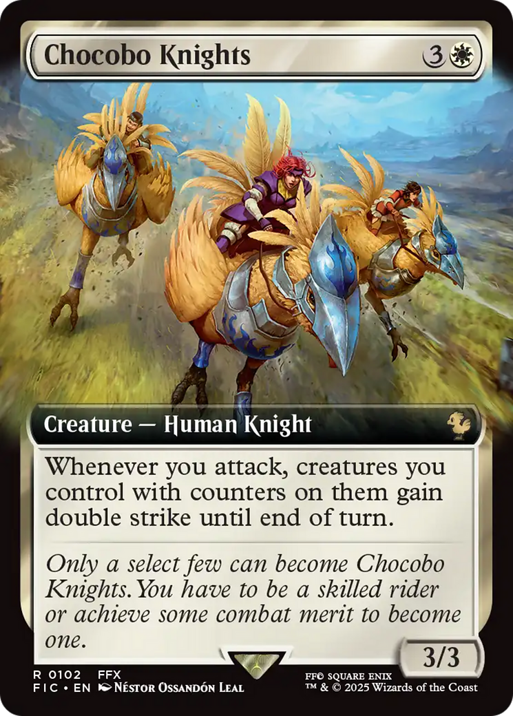 Chocobo Knights (Extended Art) [FINAL FANTASY Commander] | Card Citadel