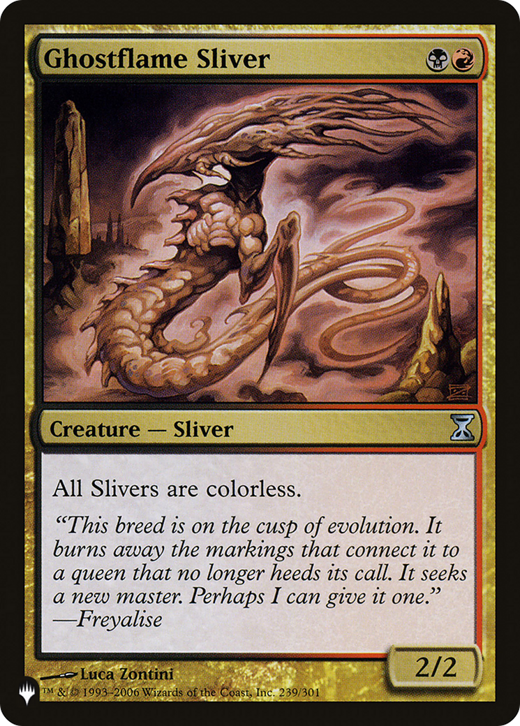 Ghostflame Sliver [The List] | Card Citadel