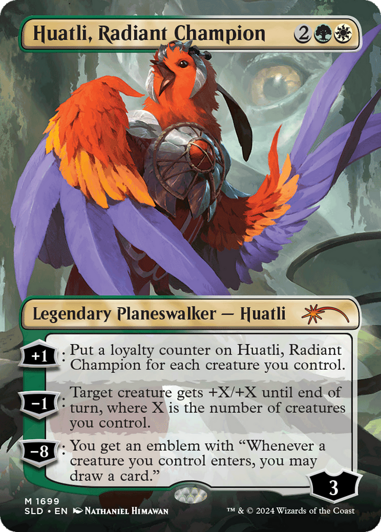 Huatli, Radiant Champion (Rainbow Foil) [Secret Lair Drop Series] | Card Citadel