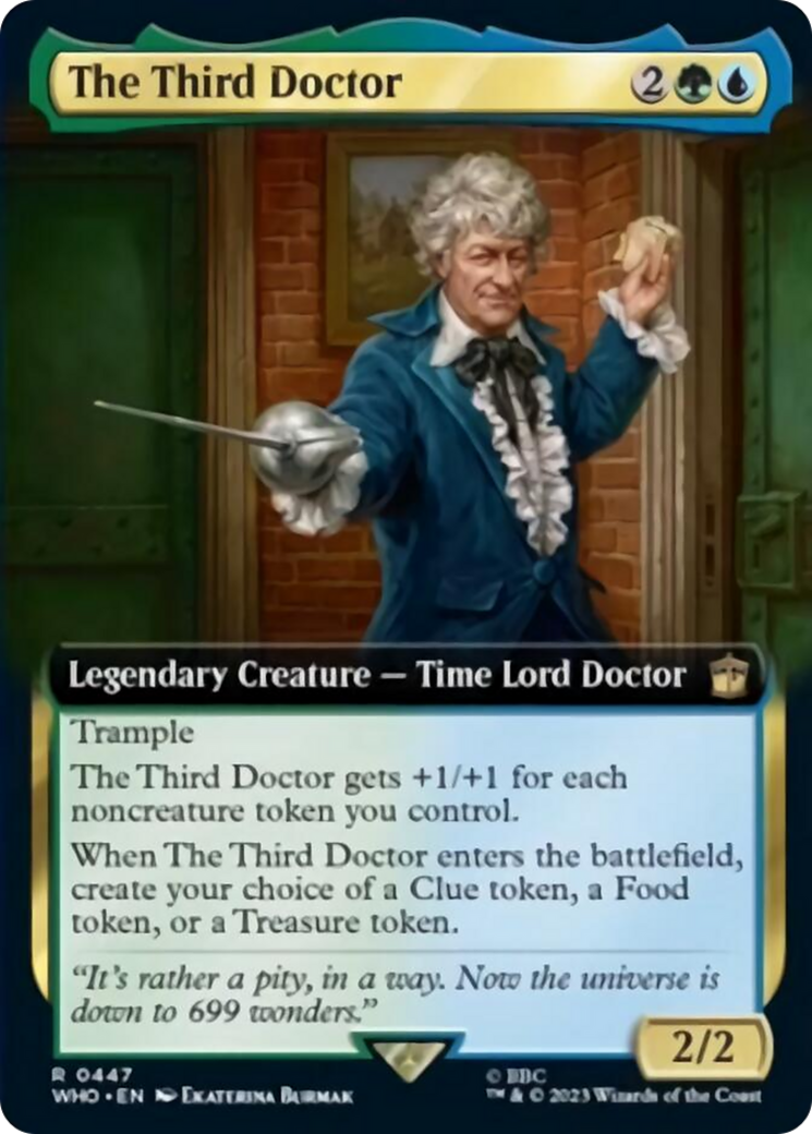 The Third Doctor (Extended Art) [Doctor Who] | Card Citadel