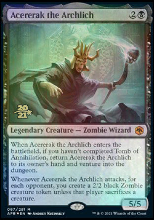 Acererak the Archlich [Dungeons & Dragons: Adventures in the Forgotten Realms Prerelease Promos] | Card Citadel