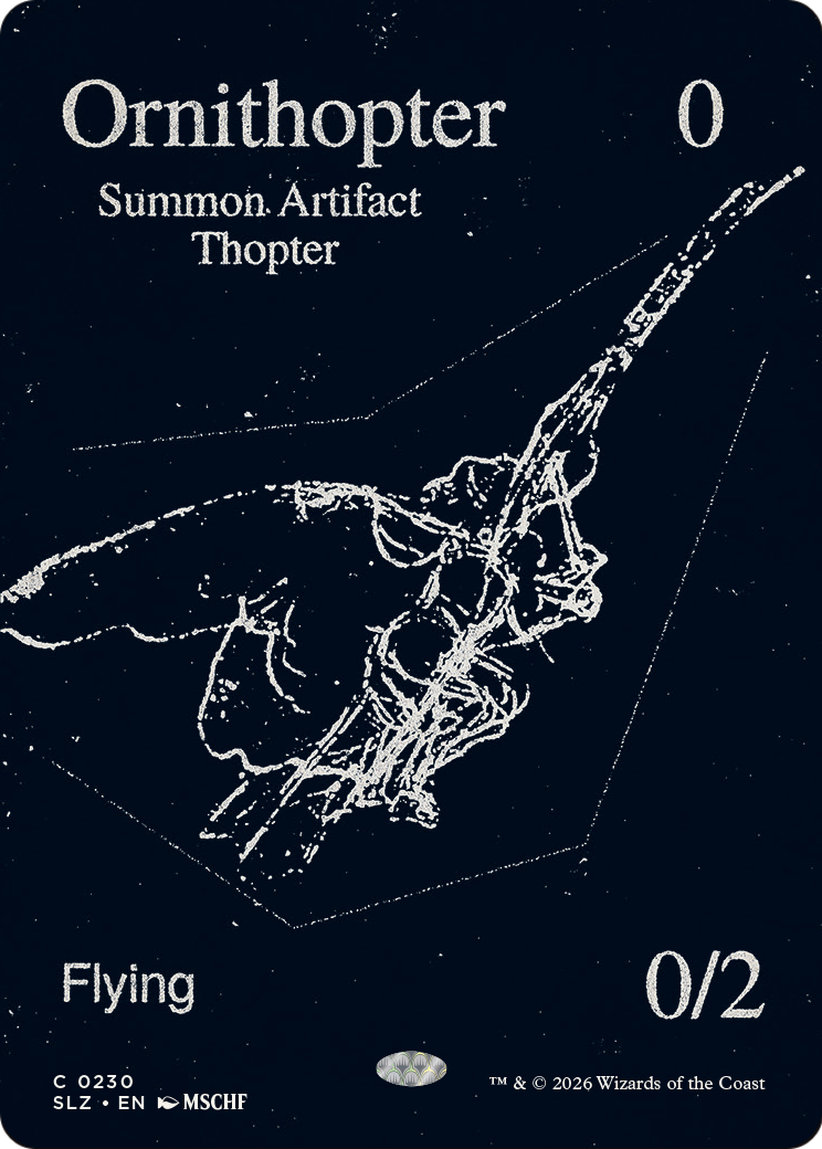 Ornithopter (0230) [Secret Lair x MSCHF: The Zeta Set] | Card Citadel