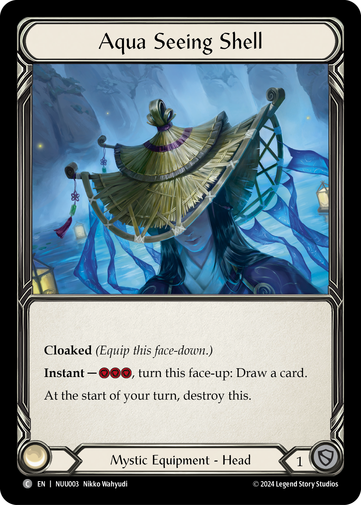 Aqua Seeing Shell [NUU003] (Part the Mistveil Nuu Blitz Deck) | Card Citadel