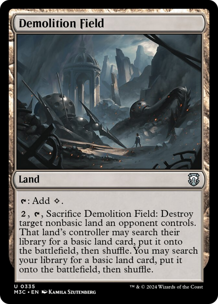 Demolition Field [Modern Horizons 3 Commander] | Card Citadel